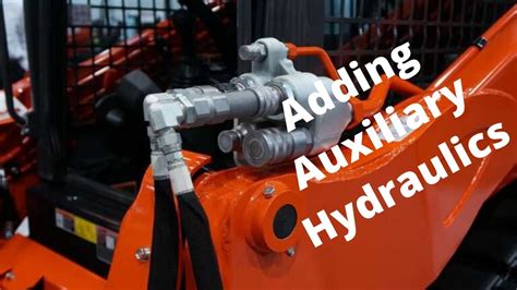 adding auxiliary hydraulics skid steer|auxiliary hydraulic kits for backhoes.